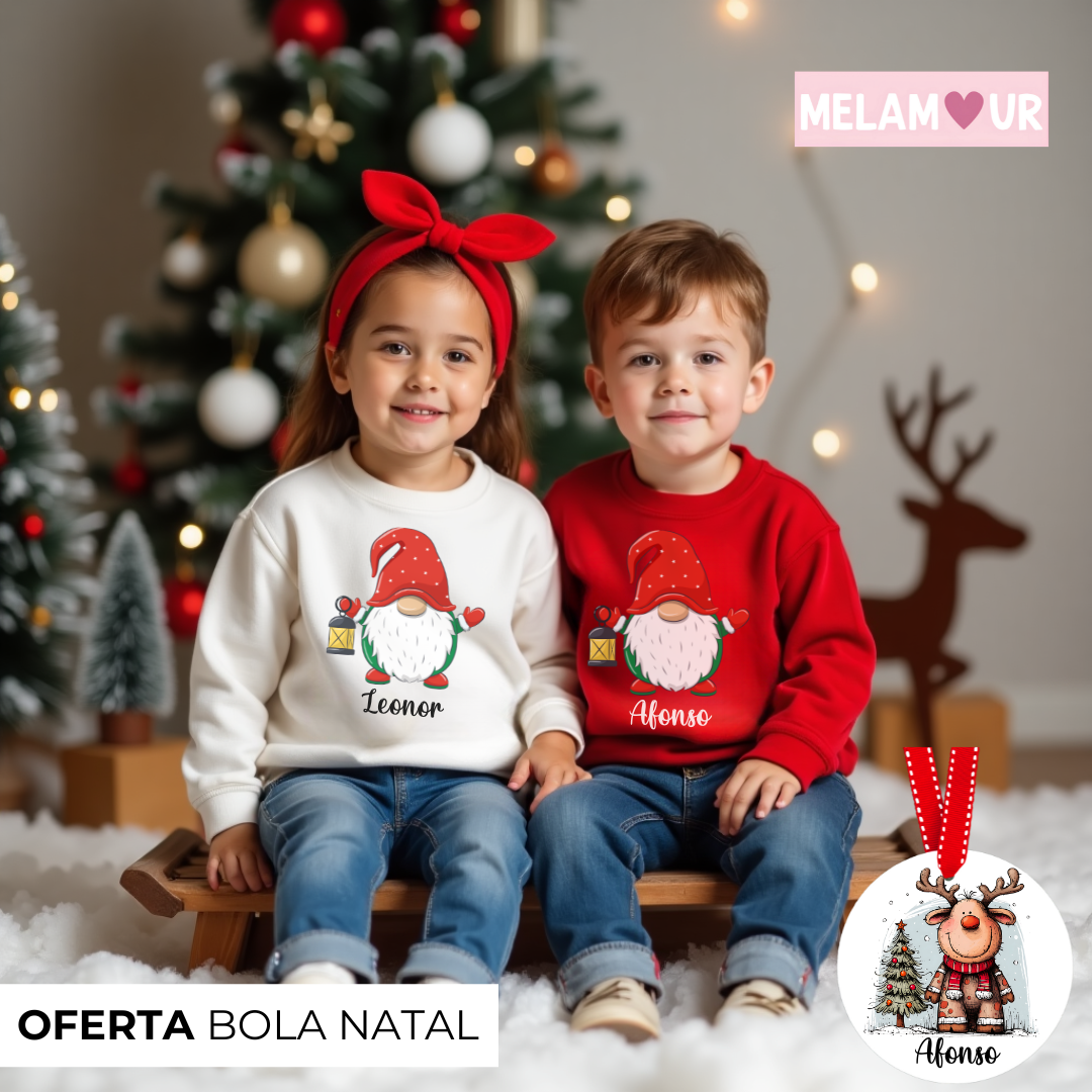 Camisola de Natal Personalizada | Adulto ou Criança