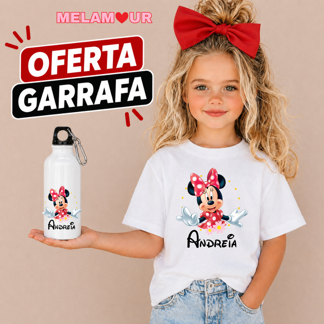 T-shirt Personalizada + Oferta Garrafa | Criança