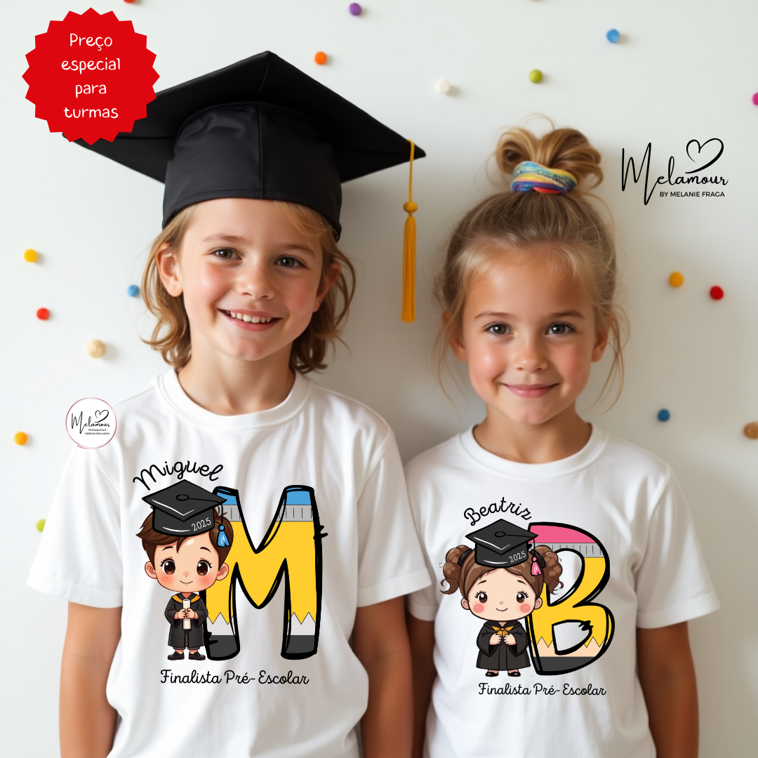 T-shirt personalizada Finalistas