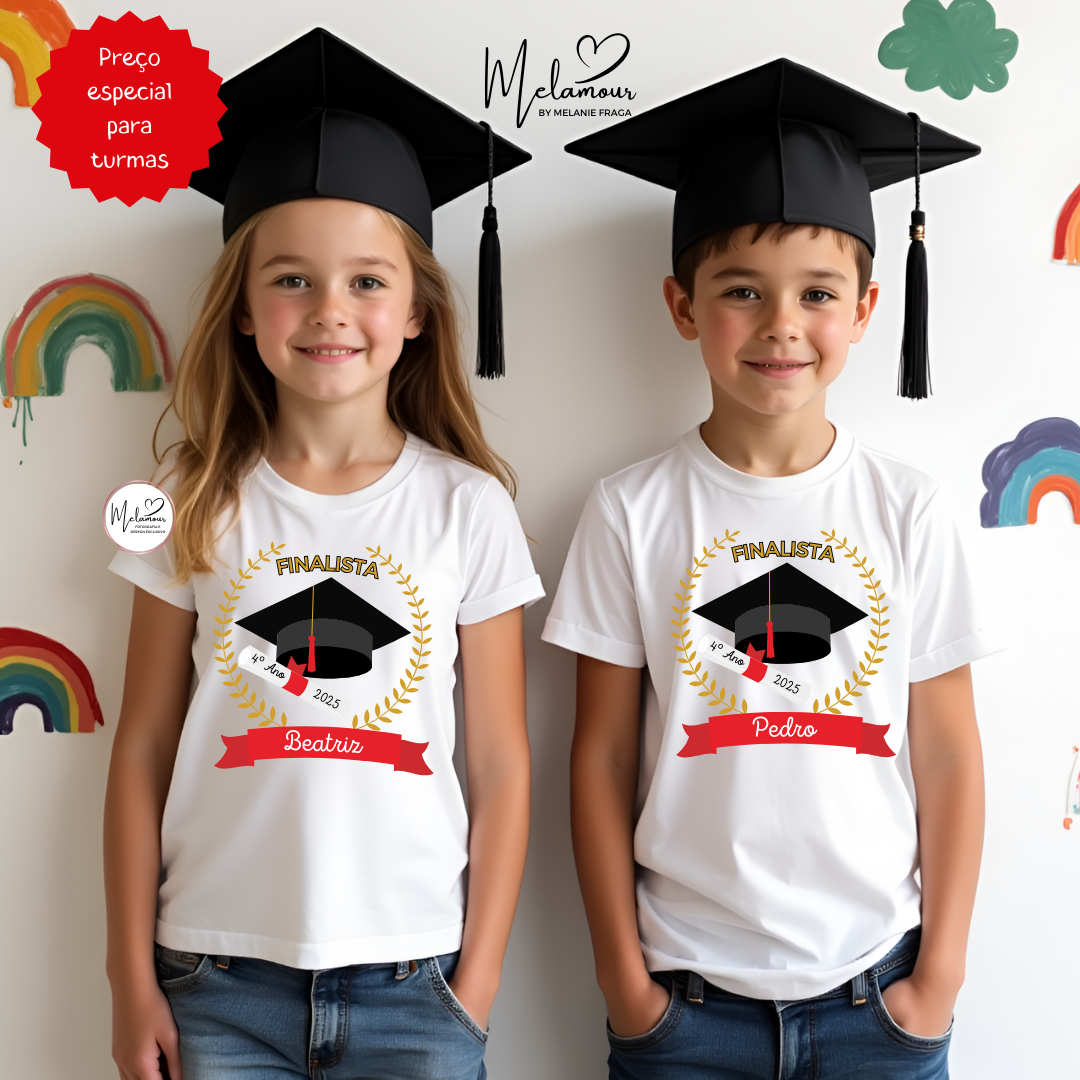 T-shirt personalizada Finalistas