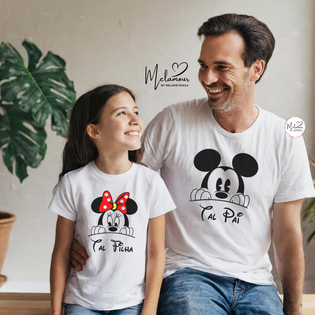 Conjunto T-shirts Personalizadas Dia do Pai