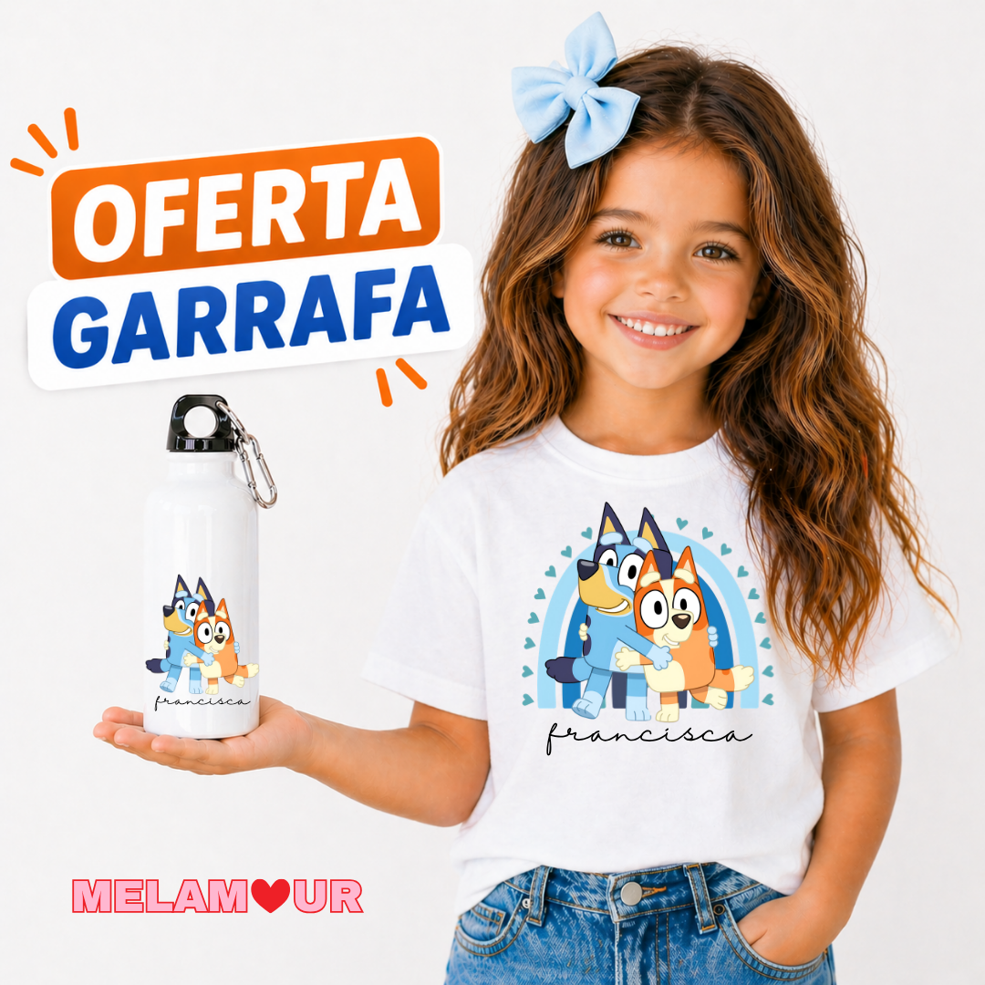 T-shirt Personalizada + Oferta Garrafa | Criança