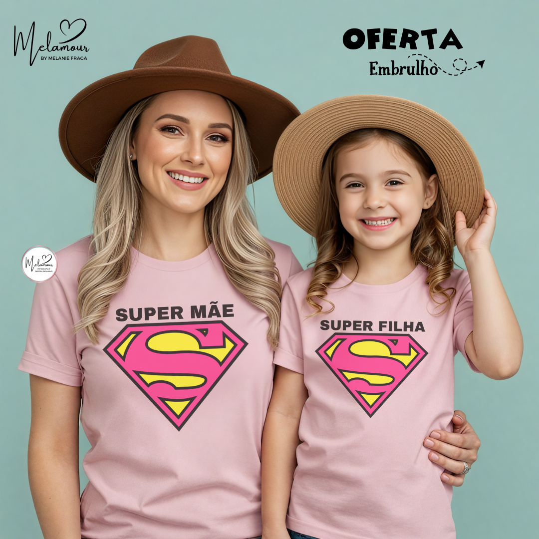 Conjunto T-shirts Personalizadas Dia da Mãe