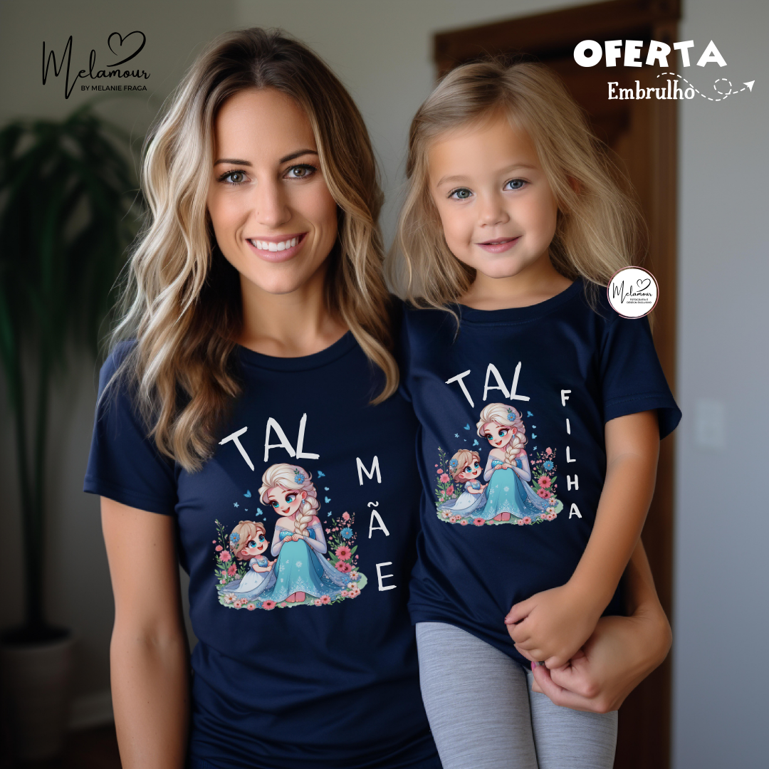 Conjunto T-shirts Personalizadas Dia da Mãe