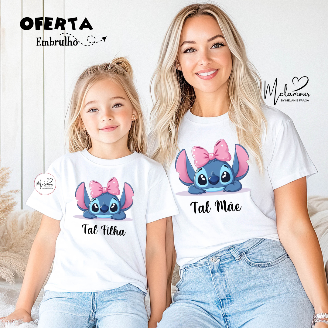Conjunto T-shirts Personalizadas Dia da Mãe