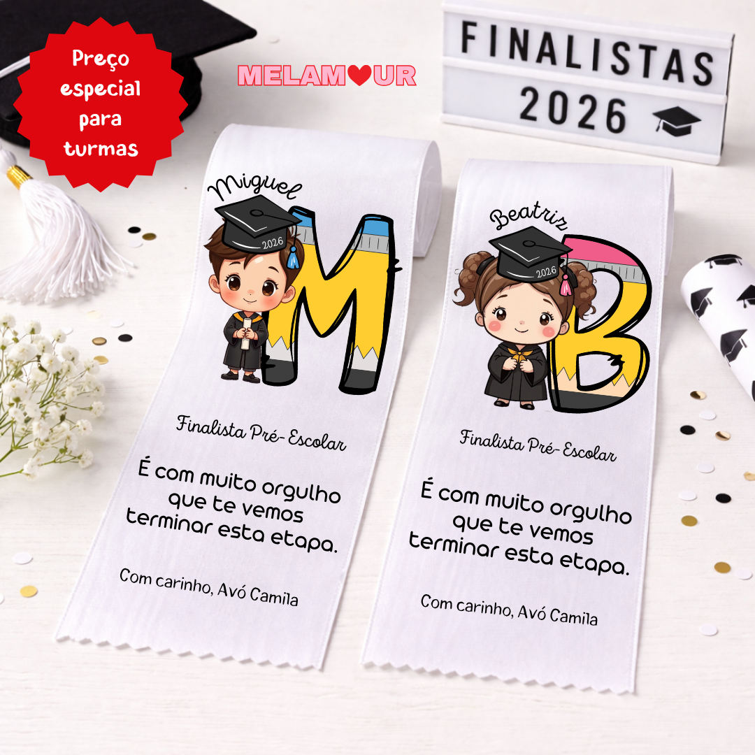 Fita de Finalistas personalizada