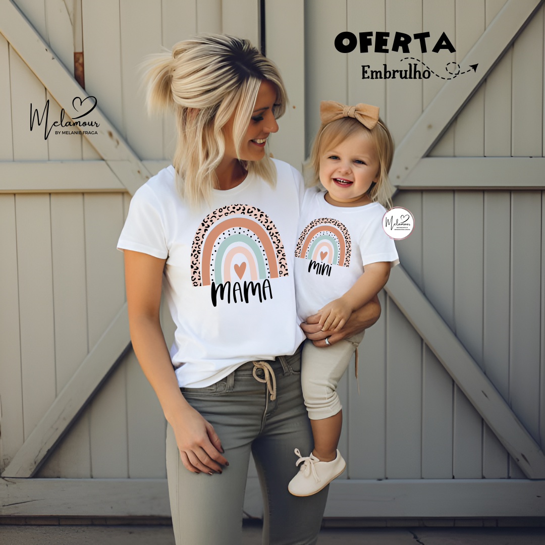 Conjunto T-shirts Personalizadas Dia da Mãe