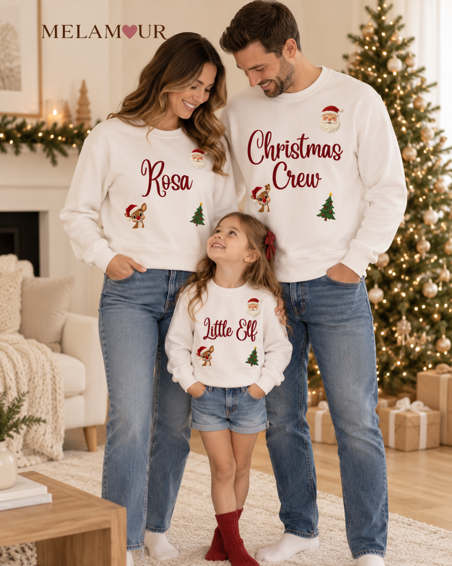 Christmas Crew com Nome | Natal em Família