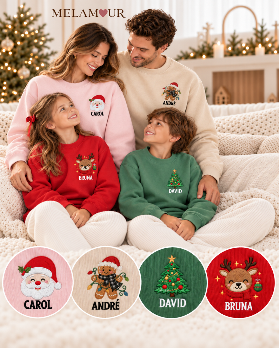 Mini Natal com Nome | Natal em Família