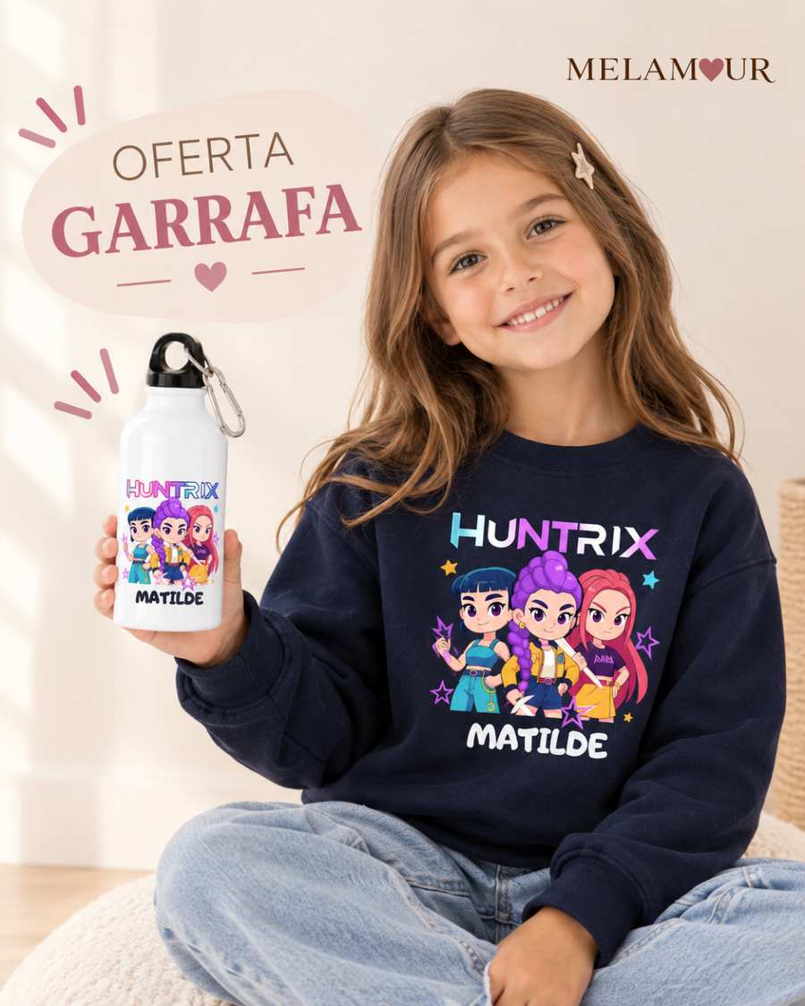Guerreiras Pop Mini com Nome | Coleção Especial c/ Oferta Garrafa