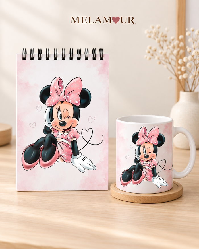 Ratinha a Piscar o Olho — Bloco + Caneca