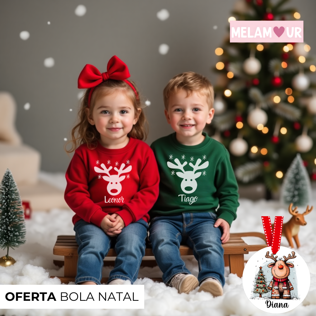 Camisola de Natal Personalizada | Adulto ou Criança