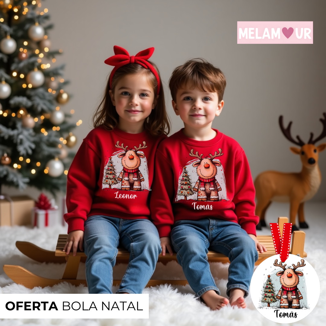 Camisola de Natal Personalizada | Adulto ou Criança