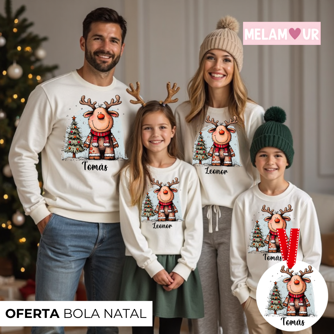 Camisola de Natal Personalizada | Adulto ou Criança