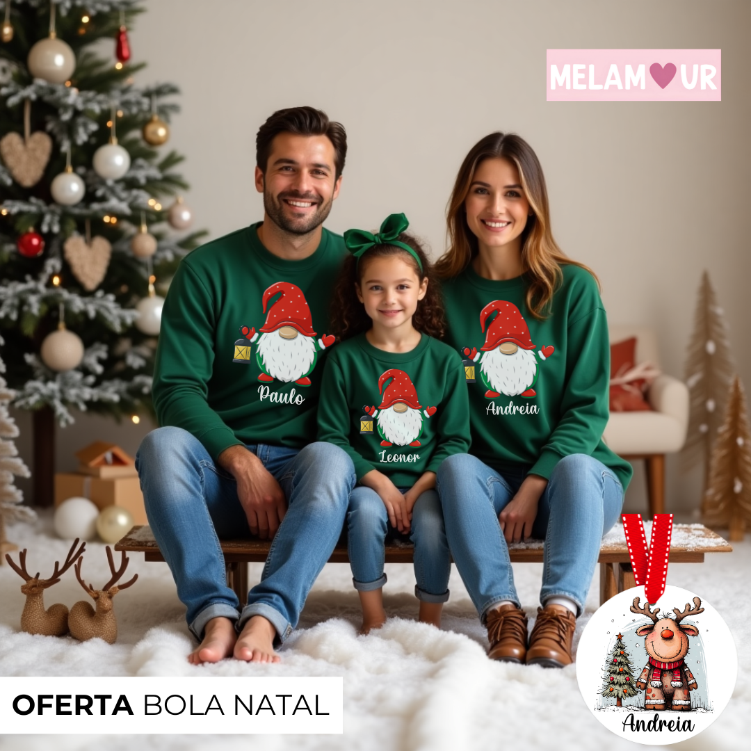 Camisola de Natal Personalizada | Adulto ou Criança