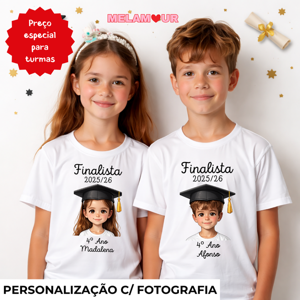 T-shirt personalizada | Finalistas