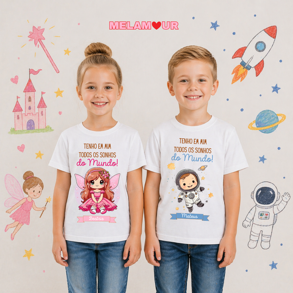 T-shirt Personalizada Criança