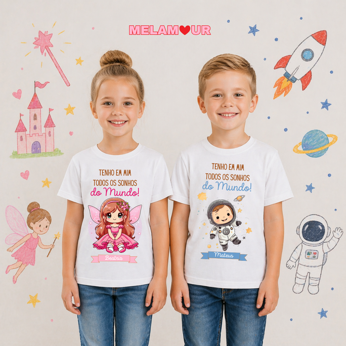 T-shirt Personalizada Criança