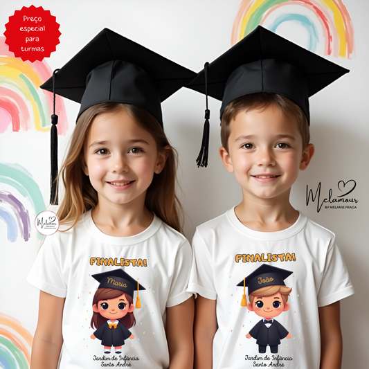 T-shirt personalizada Finalistas