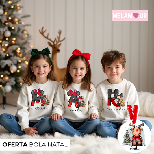 Camisola de Natal Personalizada | Adulto ou Criança