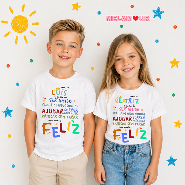 T-shirt Personalizada Criança