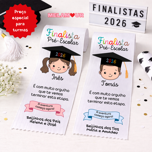 Fita de Finalistas personalizada