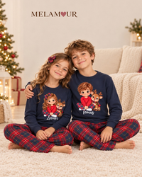 Pijama de Natal · Personagem com Rena