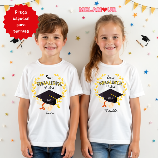 T-shirt personalizada | Finalistas