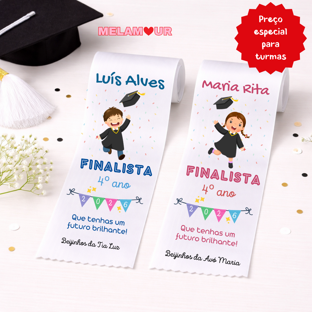 Fita de Finalistas personalizada