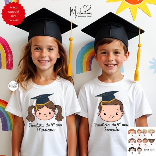 T-shirt personalizada Finalistas
