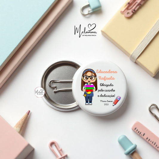 Crachá personalizado