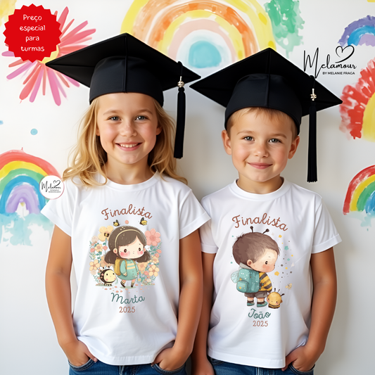 T-shirt personalizada Finalistas
