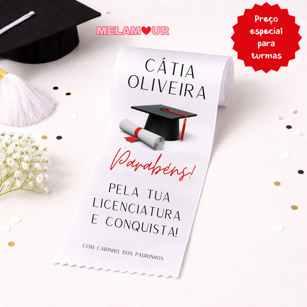 Fita de Finalistas personalizada
