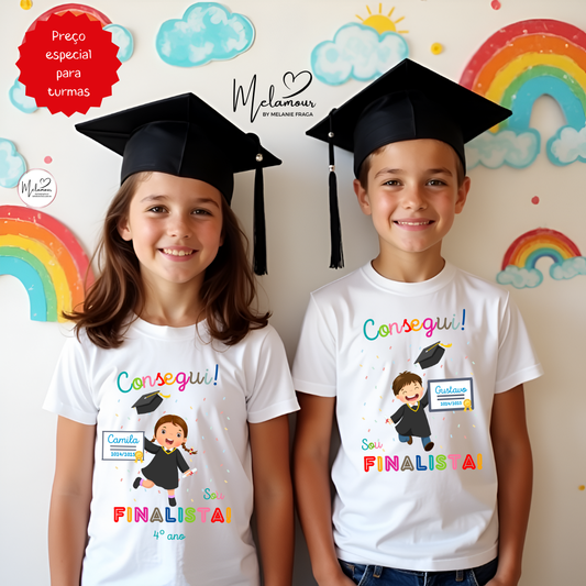 T-shirt personalizada Finalistas
