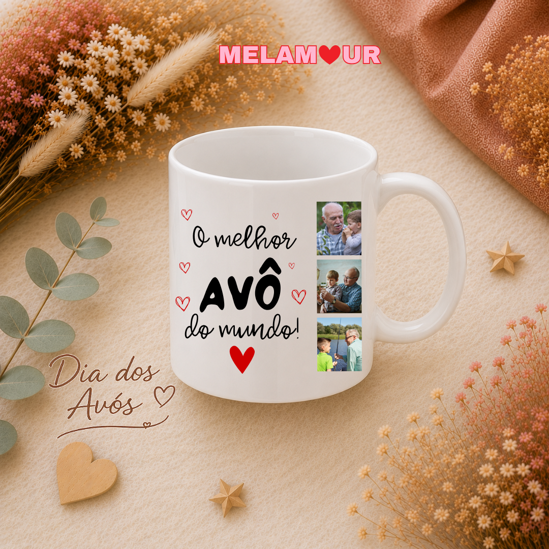 Caneca personalizada | Avó ou Avô