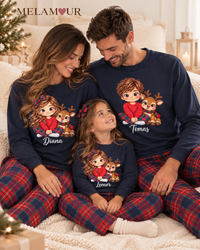 Pijama de Natal · Personagem com Rena