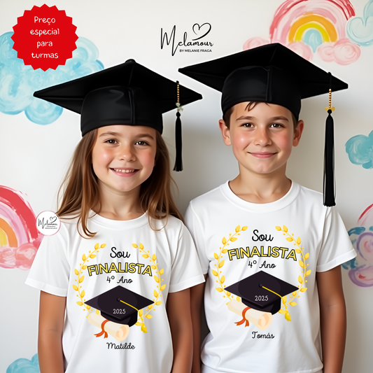 T-shirt personalizada Finalistas
