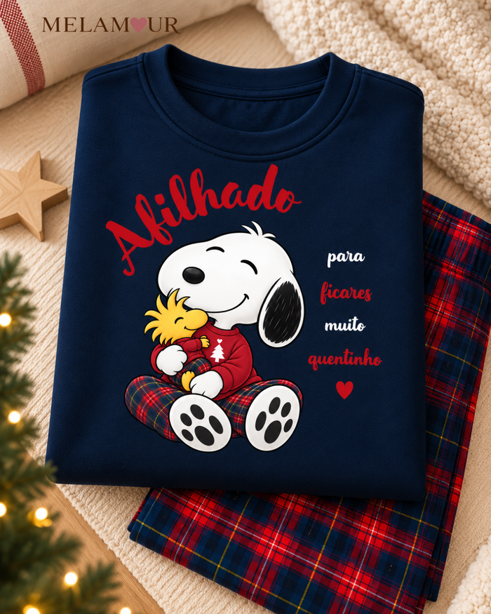 Pijama de Natal Afilhado · Cãozinho Quentinho