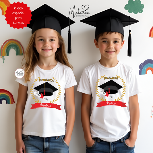T-shirt personalizada Finalistas