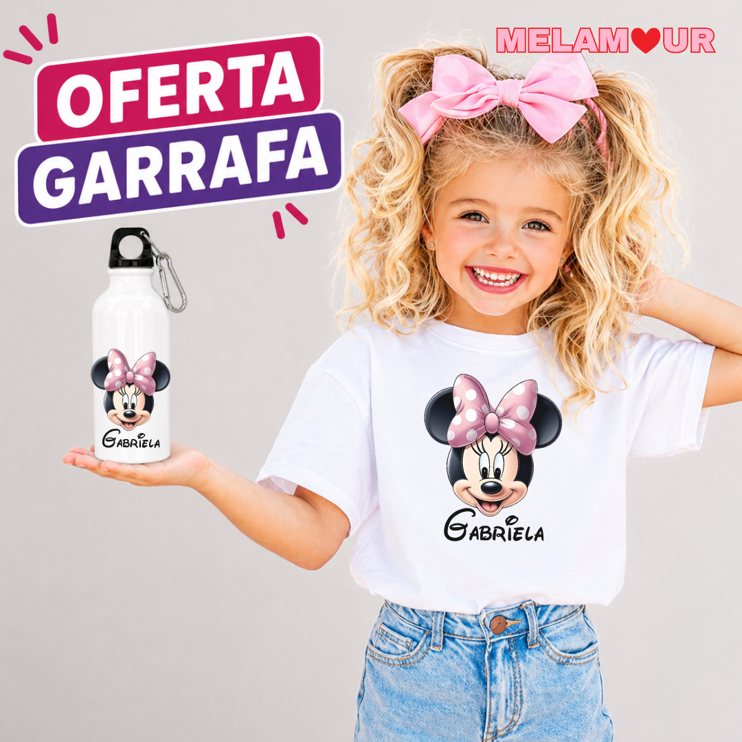 T-shirt Personalizada + Oferta Garrafa | Criança
