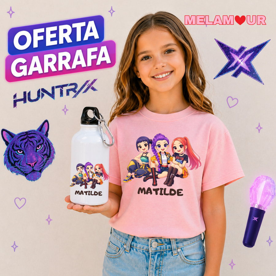 T-shirt Personalizada + Oferta Garrafa | Criança