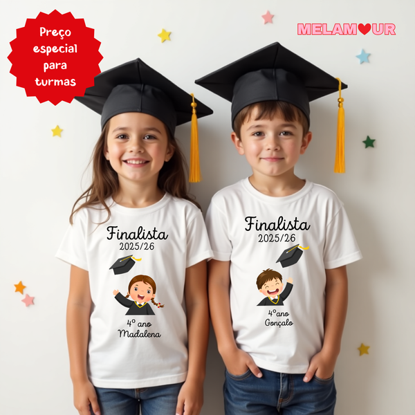 T-shirt personalizada | Finalistas
