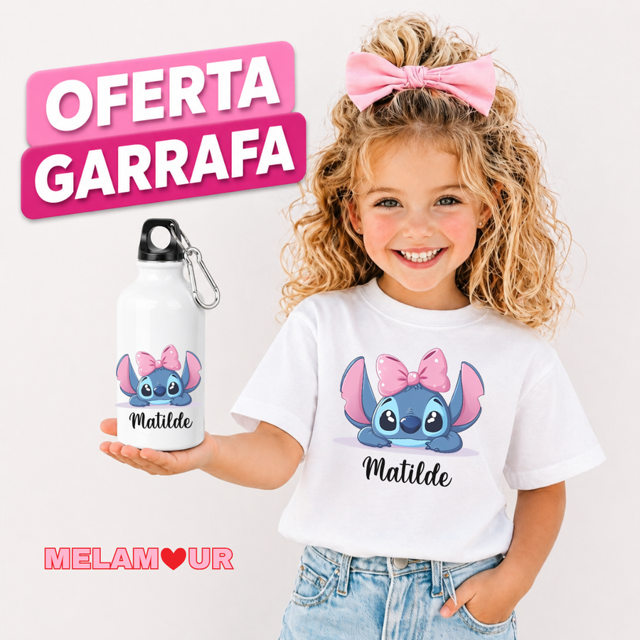 T-shirt Personalizada + Oferta Garrafa | Criança