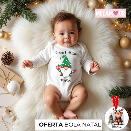 Camisola de Natal Personalizada | Bebé