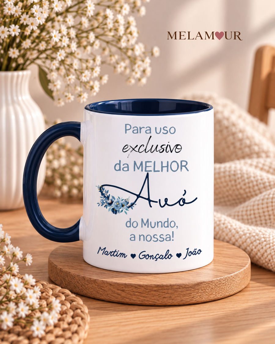 A Melhor Avó do Mundo, a Nossa | Caneca