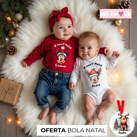 Camisola de Natal Personalizada | Bebé