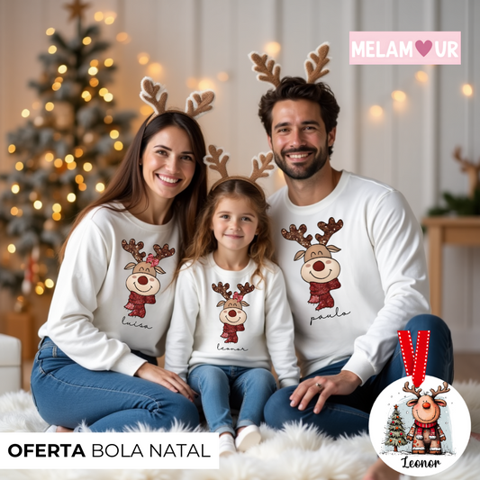 Camisola de Natal Personalizada | Adulto ou Criança