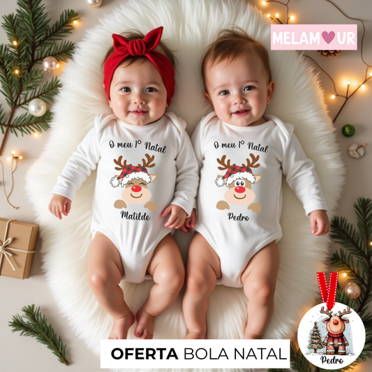 Camisola de Natal Personalizada | Bebé