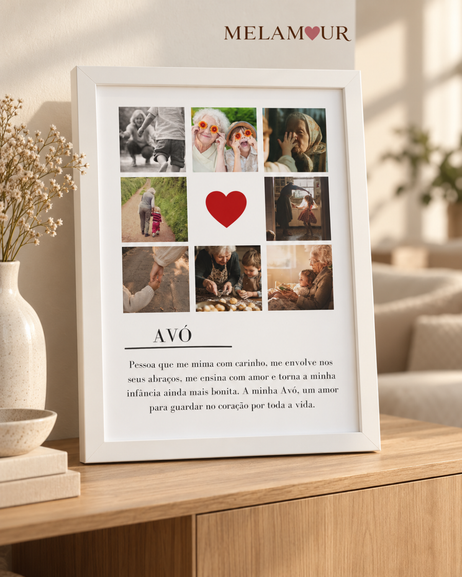 Avó | Quadro Personalizado com Fotografias