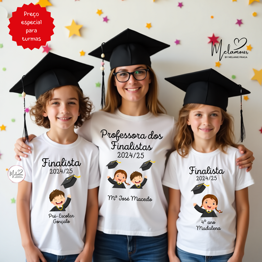 T-shirt personalizada Finalistas